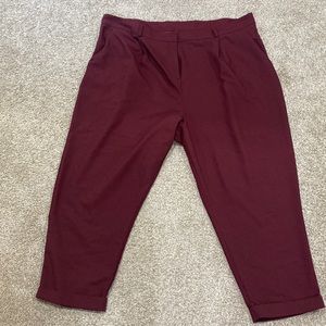 ASOS Design curve chinos - burgundy
